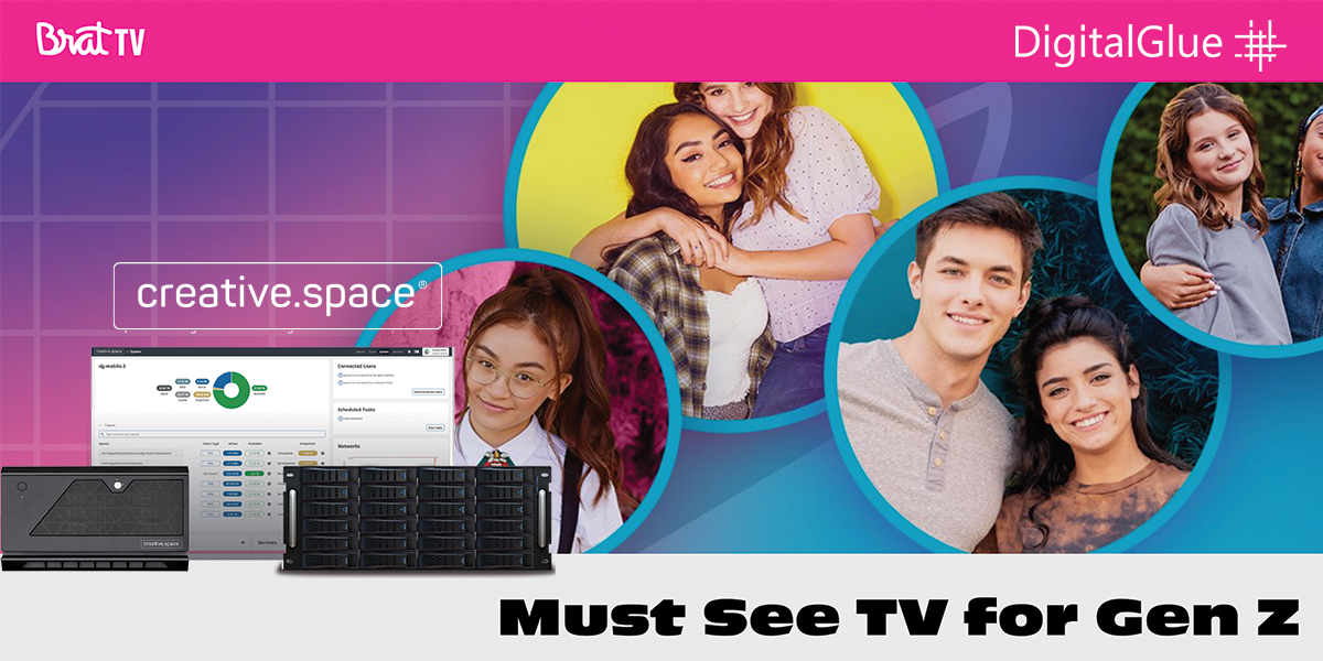 Brat TV Renews Contract with DigitalGlue for Five More Years of creative.space