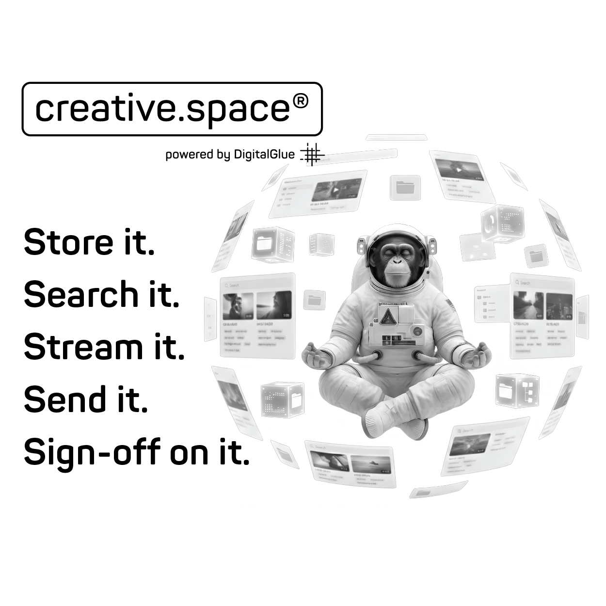 DigitalGlue Challenges AI Fatigue at NAB Show 2026 with creative.space Platform, the Only Creative Operating System Built for Video